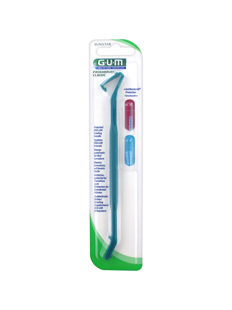 Gum Manche Porte Brossette Interdentaire Proxabrush® Classic - Couleur : Vert